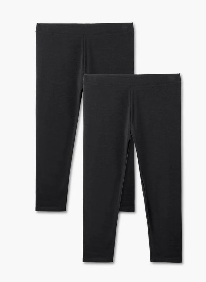 Splash FAV 2 Pack Mid Rise Cropped Leggings