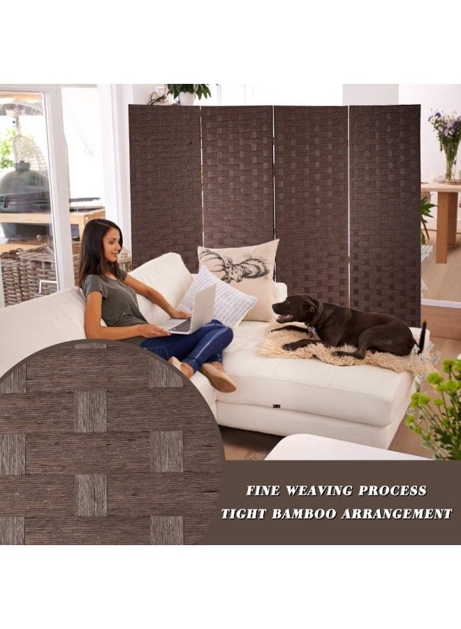 MOMENT Foldable Movable Stretch Room Divider, [200 X 180Cm] Fully Hand-Woven Entrance Partition, Suitable For Office, Bedroom, Living Room, Hotel Room Wall  - Image 3