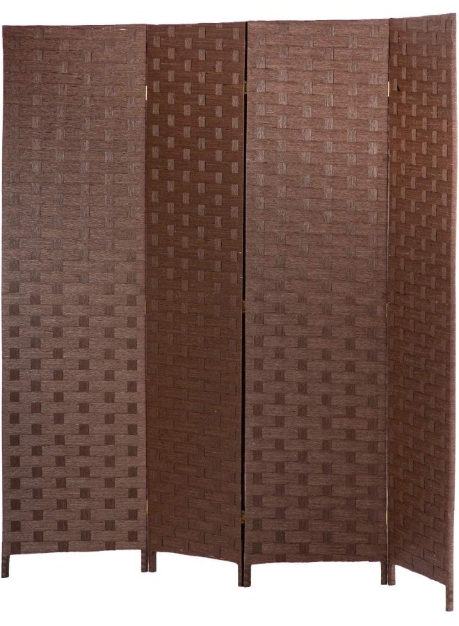 MOMENT Foldable Movable Stretch Room Divider, [200 X 180Cm] Fully Hand-Woven Entrance Partition, Suitable For Office, Bedroom, Living Room, Hotel Room Wall  - Image 1
