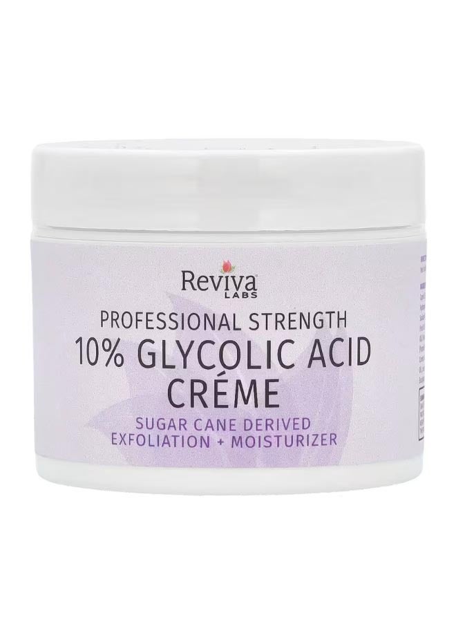 Reviva Labs كريم حمض الجليكوليك 10% 2 أونصة 55 جرام - Image 1