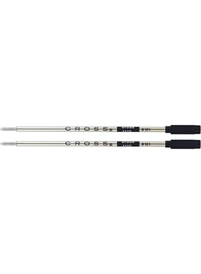 Cross Ballpoint Pen Refill - Black - Broad - Dual Pack - Image 3