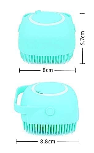 DIKPUL Silicone Body Brush, Bathing Brush For Dead Skin Removal Exfoliating, Bath Brush With Liquid Soap Dispenser,Bath Loofah For Babies,Kids,Women,Men And Pets Non Toxic Brush - Image 2