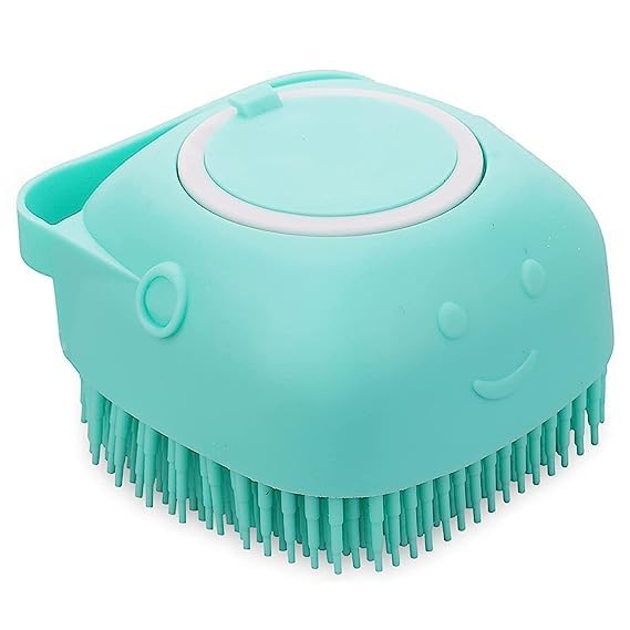 DIKPUL Silicone Body Brush, Bathing Brush For Dead Skin Removal Exfoliating, Bath Brush With Liquid Soap Dispenser,Bath Loofah For Babies,Kids,Women,Men And Pets Non Toxic Brush - Image 1
