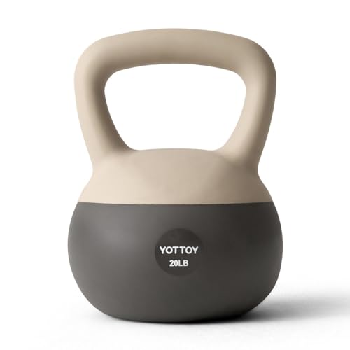 YOTTOY Soft Kettlebells 20 lb kettlebell with AntiSlip Base ImpactResistant Design Perfect for Strength Training Kettlebells Weightlifting Personal Training - Image 1