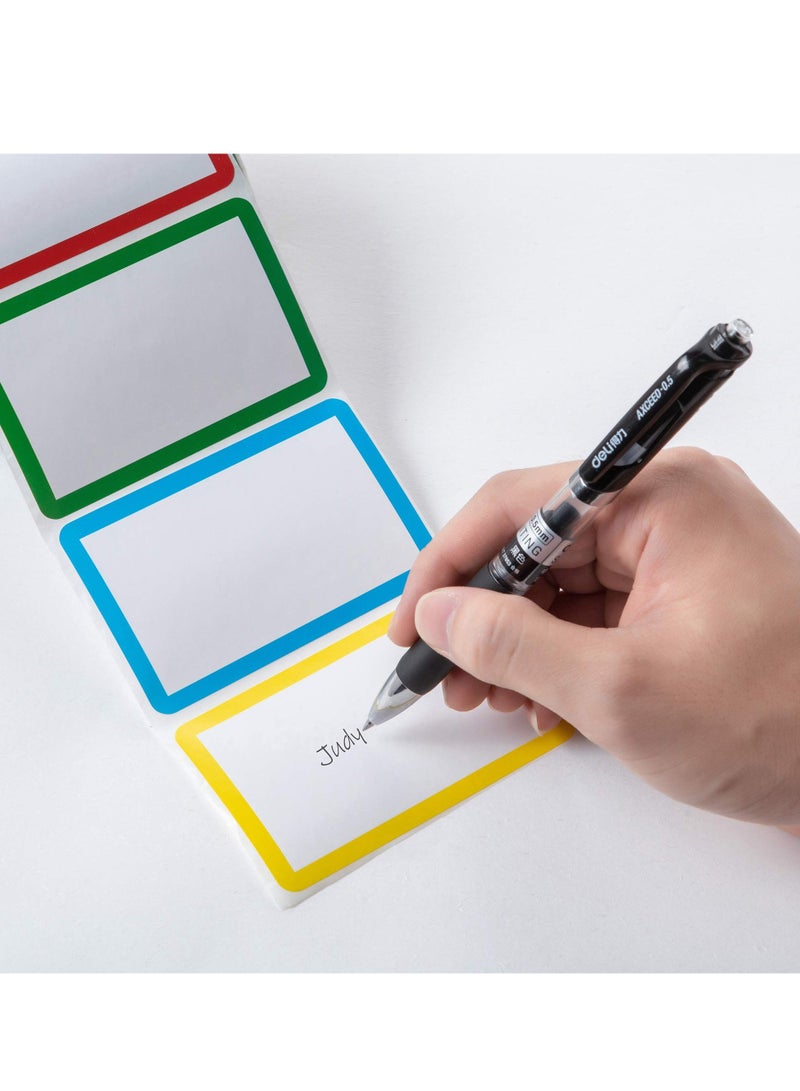 300 Pcs Adhesive Name Tag Labels Stickers, 5.8*9cm Colored Blank Name Tag Category Tags for Office, School, Meeting, Kindergarten, Teachers, Parties, Warehouses, Clothes and Mailing - Image 3