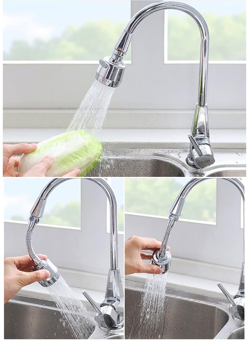 971 Junction Faucet Extener Faucet Sprayer, Double Mode Water Saving Kitchen Extender Flexible Water Tap Extender 360 Degree Rotating - Innovative, Adjustable, Multi-Angle Design for Effortless Water Dispensing in All Directions, Bendable Ensuring Splash-Proof and Smooth Water Flow - Image 4