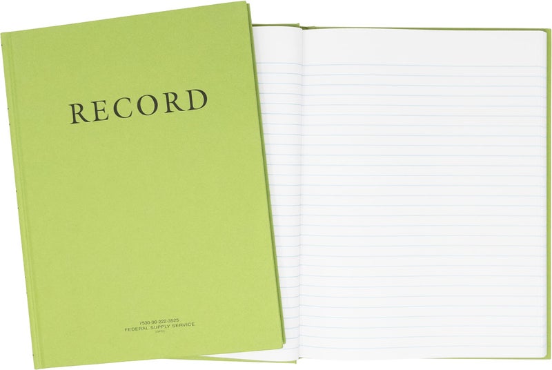 Tacticai Green Military Log Book, 8â€ x 10.5â€ - 192 Pages, Record Book for Record Keeping, Supply Chain, Inventory, Training, Maintenance & Field Operations, NSN 7530-00-222-3525
