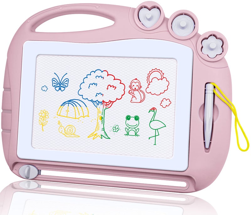 AiTuiTui Magnetic Drawing Board Toddler Toys for Girl Gifts Erasable Doodle Sketching Writing Pad Travel Games for Kids in Car Early Education Learning Skill Development Toys for Toddlers - Image 2