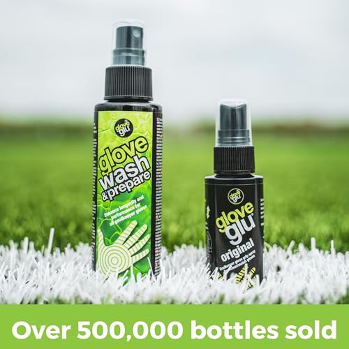 gloveglu Wash 'N' Glu Goalkeeper Glove Spray Bundle. Contains gloveglu 120ml Premium Goalkeeper Glove Wash & Prepare Wash + gloveglu 50ml Original Goalkeeper Grip Spray - Image 5