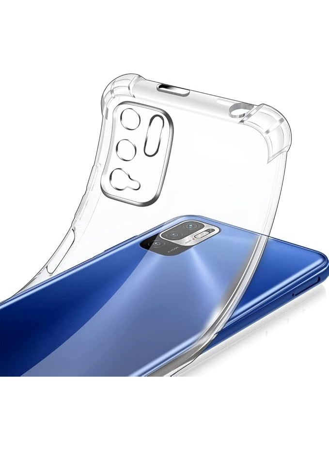 Xiaomi Redmi Note 10 5G Case Slim Shock Absorption TPU Soft Edge Bumper with Reinforced Corners Transparent Protective Cover (Xiaomi Redmi Note 10 5G) Clear - Image 2