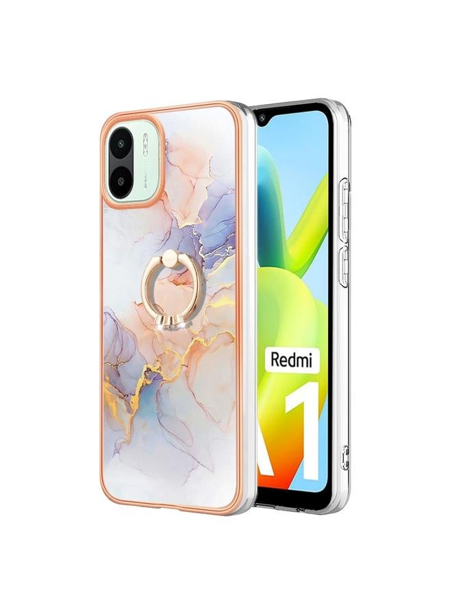 The Bros Case For Xiaomi Redmi A1 Electroplating IMD TPU Phone Case with Ring
