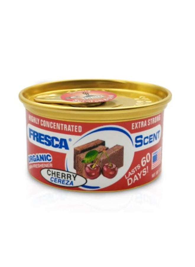 فريسكا معطر جو عضوي برائحة الكرز من فريسكا، عالي التركيز، قوي جدًا، خالٍ من الكحول، 42 غرام، AS-560-CH - Image 1
