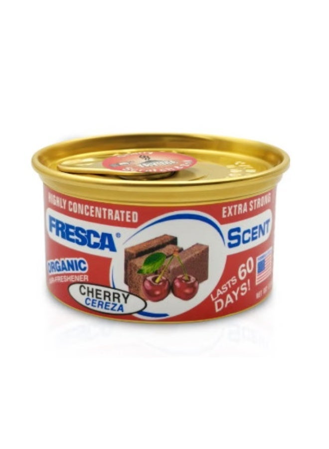 FRESCA Cherry Scent Organic Air Freshener Can Highly Concentrated, Extra Strong, Alcohol-Free, 42g, AS-560-CH - Image 2