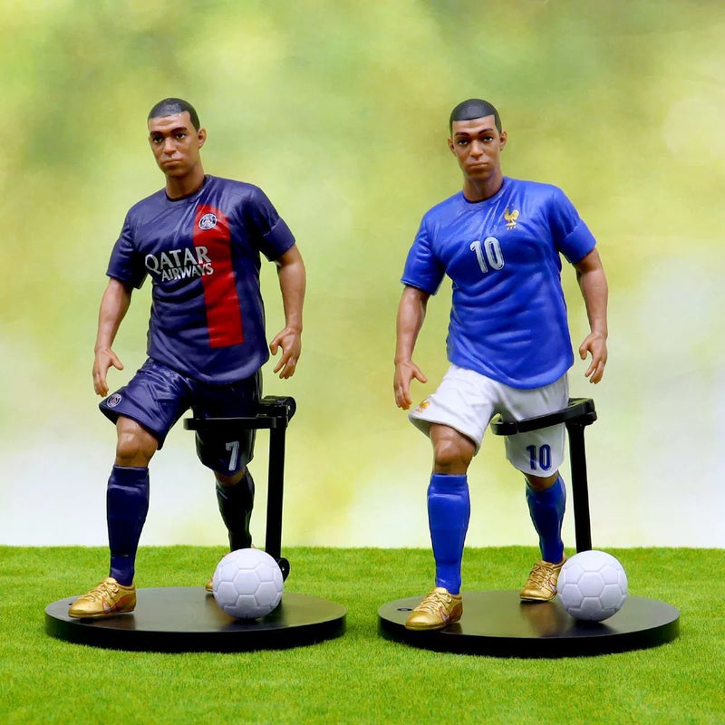 مجسمات نجوم كرة القدم لكأس العالم ميسي رونالدو مبابي تماثيل أكشن - Image 3