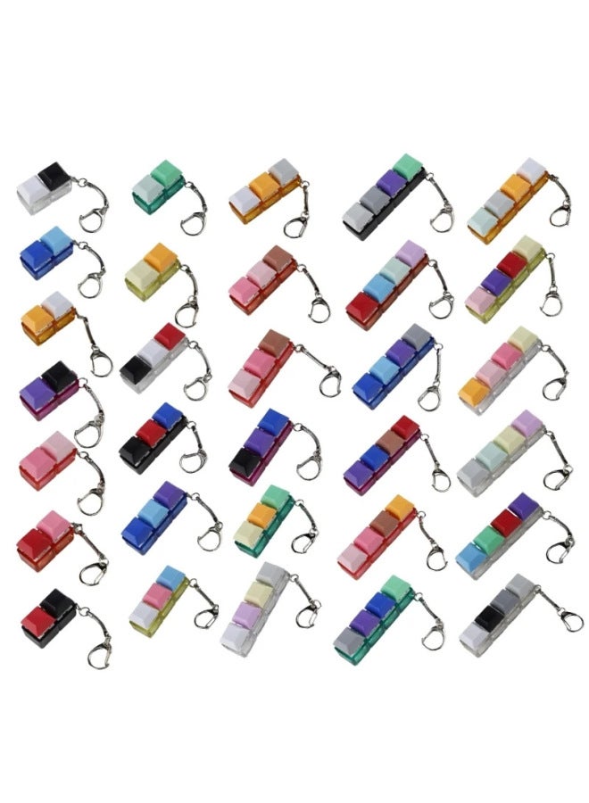 Press Transparent Candy Color 2 Holes 3 Holes 4 Holes Can Be Freely Matched With High Special Black Black Tea Green Axis Keyboard Shaft Experience Device-Color:4-hole Transparent No. 4 Green Shaft Without Light  - Image 2