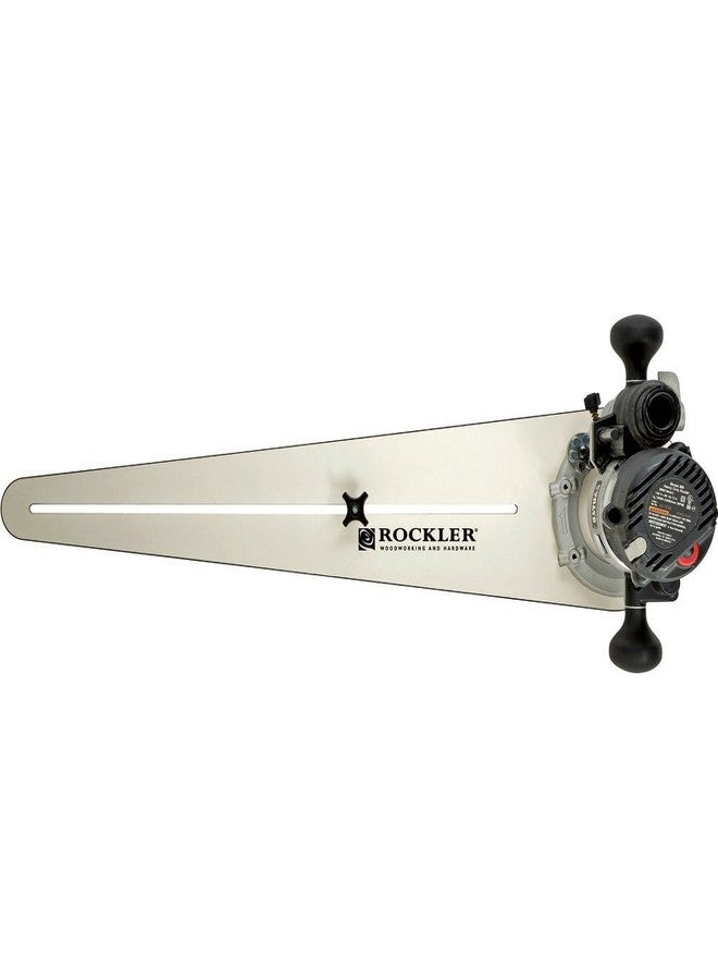 روكلر قالب قطع دوائر روكلر - قالب قطع دوائر راوتر يقطع دوائر مثالية من 10 إلى 52 بوصة D - يتضمن دبوسين محوريين مركزيين - أداة قطع الدوائر تناسب معظم الأشكال الشائعة - Image 4