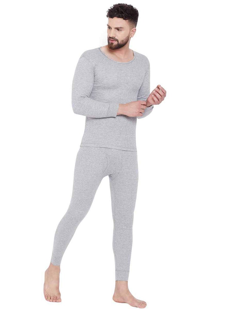 NEVA Premium Men Thermal Set of Upper & Lower (95_Grey) - Image 1