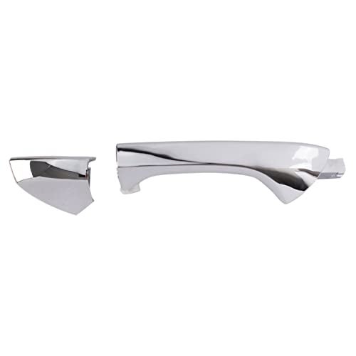 TRQ Driver Side Exterior Door Handle Chrome Compatible with 2008-2012 Honda Accord - Image 1
