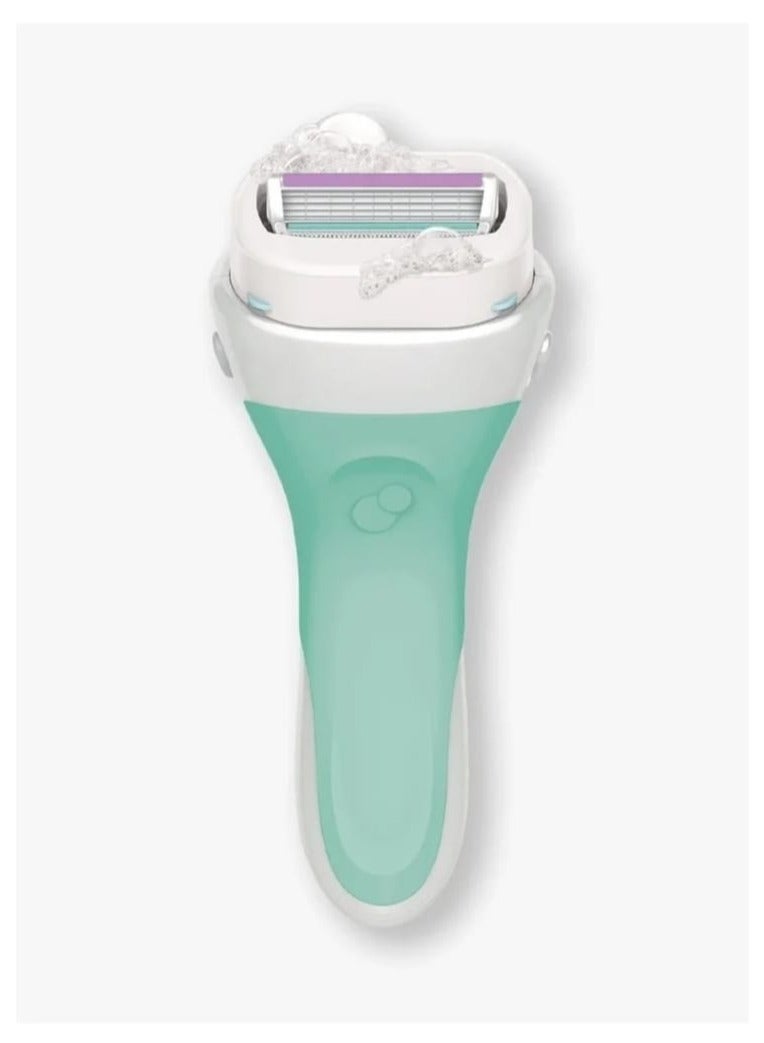 schick Intuition Sensitive Care Razor With Blade Set Green - Image 2