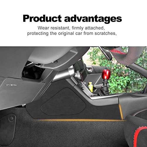 KUNGKIC for Toyota GR86 Subaru BRZ 2021 2022 2023 2024 2025 Center Console Side Panel Cover 9002 Color Italian Suede Sticker Protector Interior Accessories - Image 3