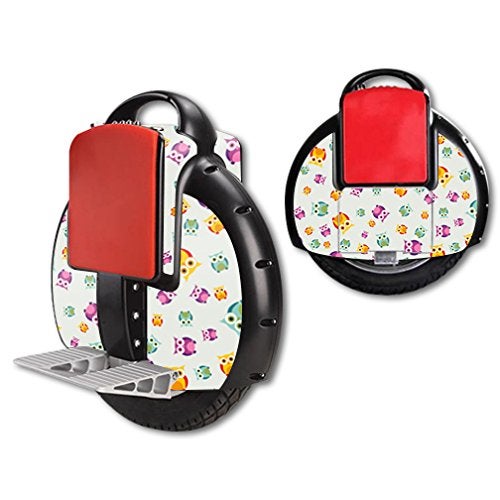 MIGHTY SKINS غلاف MightySkins متوافق مع سكوتر Airwheel X3 ذات العجلة الواحدة المتوازنة كهربائيًا - ملصق بومة - Image 3