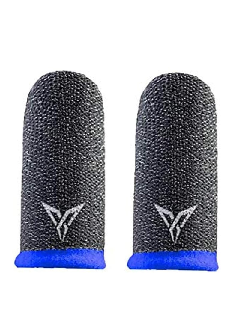Sweatproof Finger Covers for Professional Players Use for PUBG and Mobile Games Shooting, Suitable for Thumbs and Compatible with Touch Screens (1 Set) - Image 1