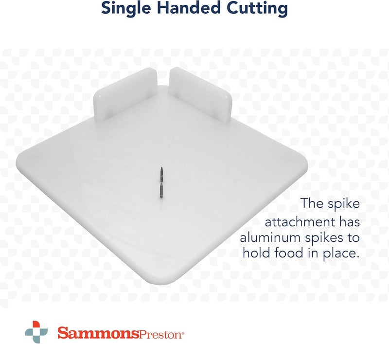 Sammons Preston Hi-D Paring Board - Single Handed Cutting Board with Suction Feet and Corner Guards, 11" Square - Image 4