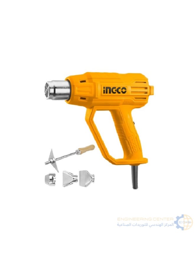 INGCO 2000W Heat Gun + 4 Accessories