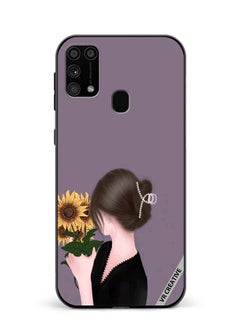 VR CREATIVE Protective Case Cover For Samsung Galaxy M31/M31 Prime Sunflower Design Multicolour  - Image 1