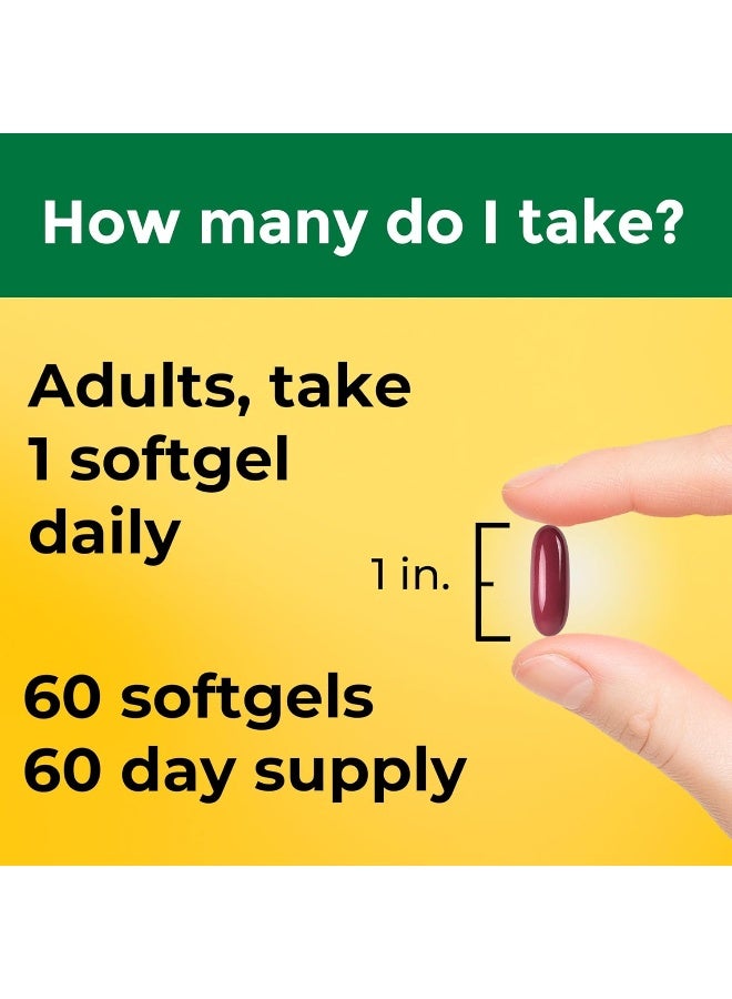 Nature Made Magnesium 400mg Softgels - 60 Ct - Image 5