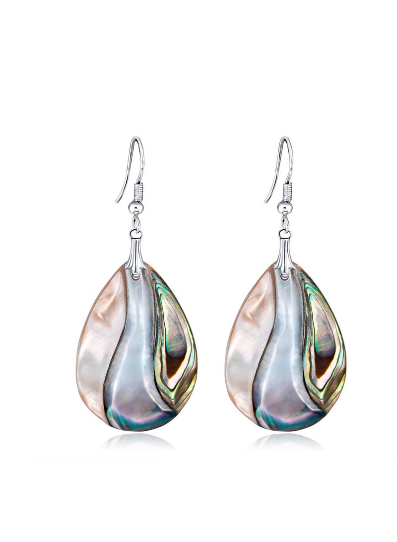 CIMIA Stylish shell round earrings with women's drop earrings. - Image 1