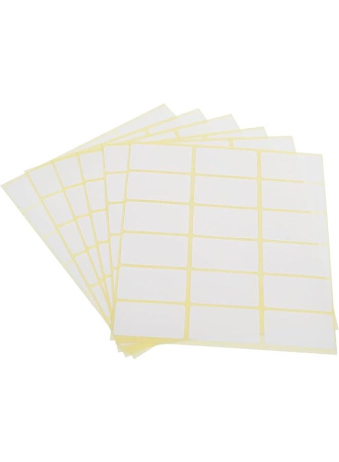 El Manar Versatile Medium Adhesive Label Sticker, 25x45 mm With Premium Material Suitable For Home, School And Office - Image 1