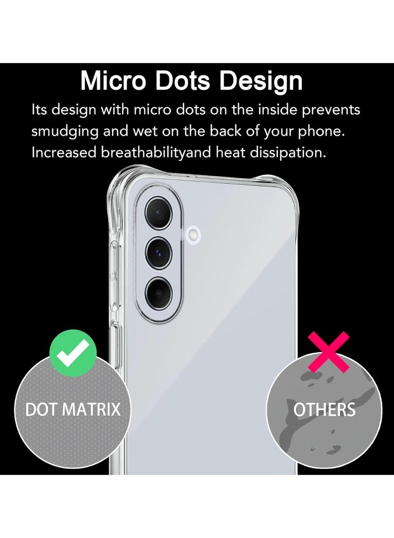 Case for Samsung Galaxy S24 FE Clear TPU Four Corners Military-Grade Protection Cover Transparent Soft - Image 4