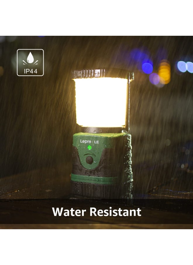Lighting EVER - Le Rechargeable Camping Lantern 1000 Lumen Led Outdoor Lights 4 Modes Emergency Light Water Resistant Tent Light For Camping Hiking Fishing Power Cuts And More - Image 1