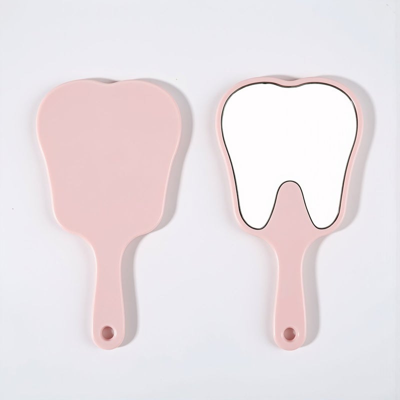 Ultra Light Tooth Hand Mirror 8.5x16cm Pocket Sized Portable Travel Outdoor Use - Image 4