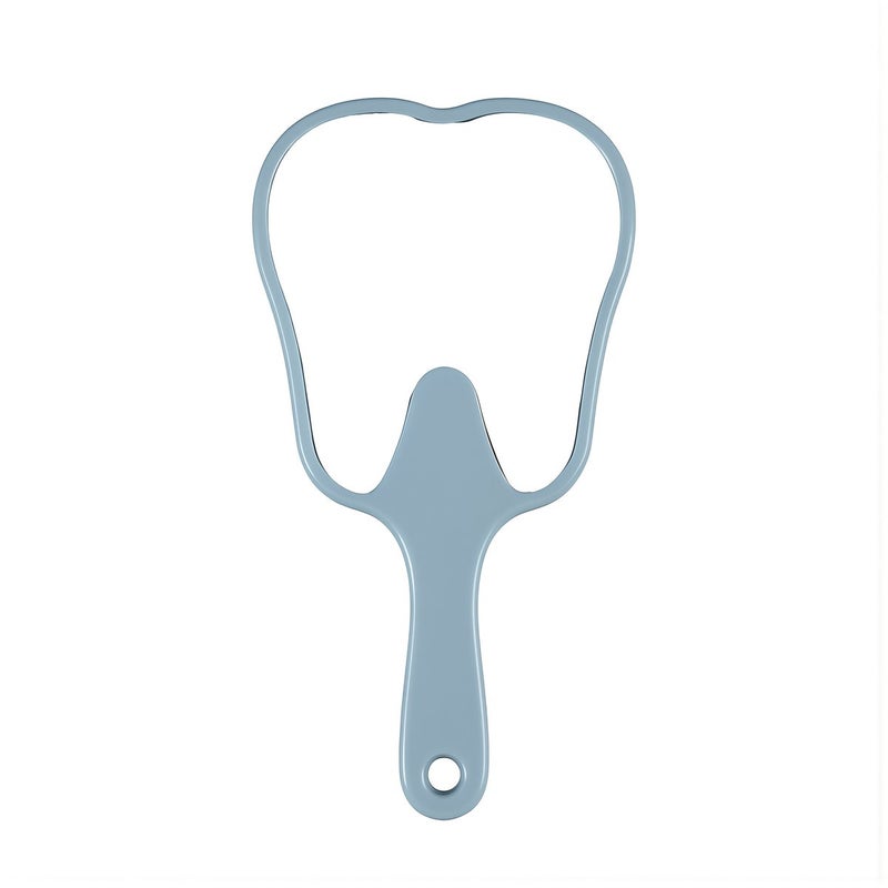 Ultra Light Tooth Hand Mirror 8.5x16cm Pocket Sized Portable Travel Outdoor Use - Image 1
