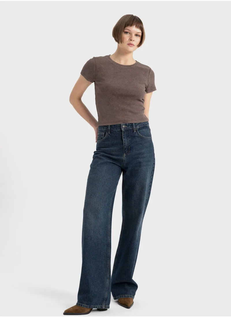 DeFacto Woman Fitted Short Sleeve T-Shirt