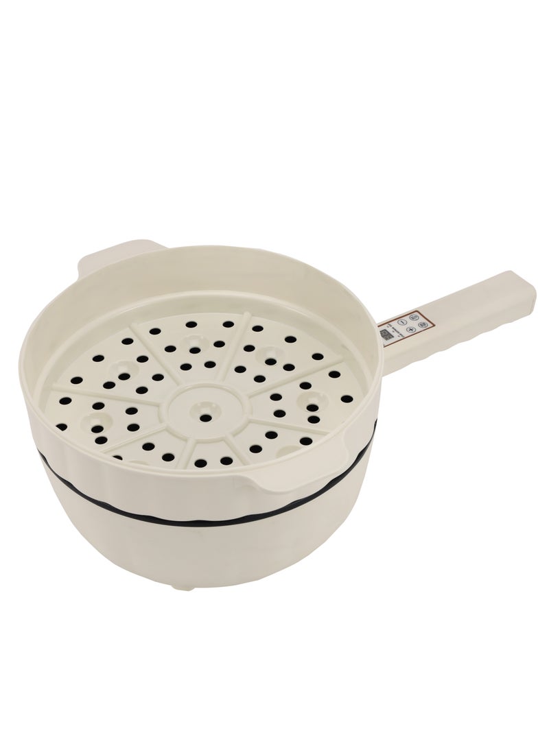 GEEPAS Geepas 4.0 L Electric Frying Pan- GFP63063/ with Teflon Non-Stick Coating, Multifunctional Steamer, 5 Functions/ Portable Design, Perfect for Stir-Fry, Hot Pot, Oil Fry, Steam, or Soup  - Image 4