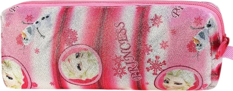 Tezzgelsin Princess Printed Waterproof Orthopedic 3 Compartment School Bag with Nutrition and Pencil Case Set of 3