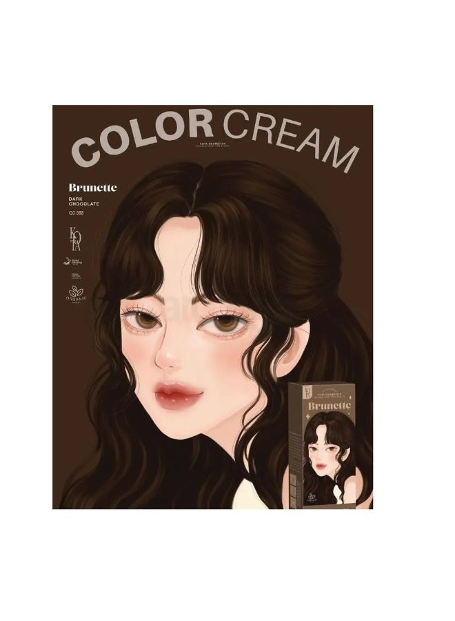 KOTA Cream Permanent Hair Dark Chocolate color - Image 2
