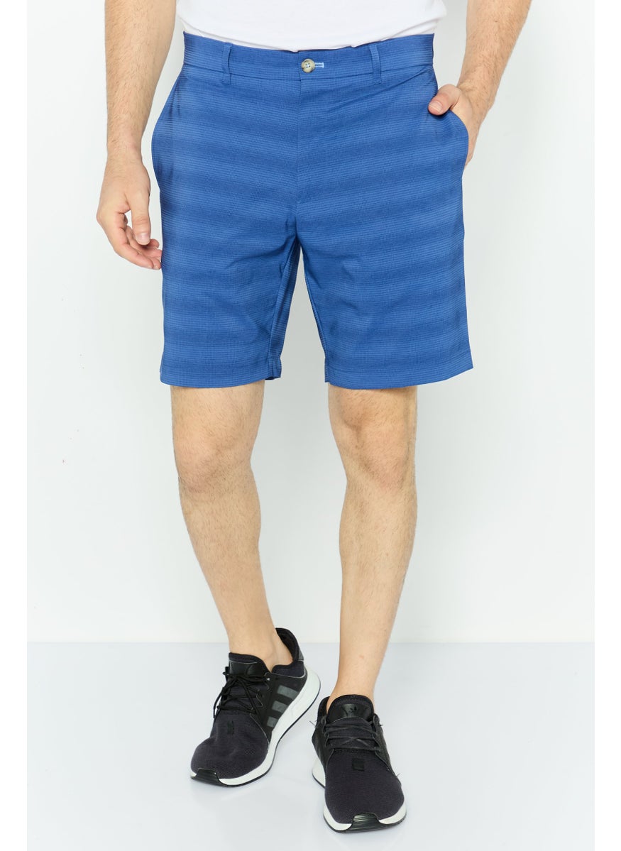 Tailorbyrd Men Sportswear Fit Golf Short, Blue  - Image 1