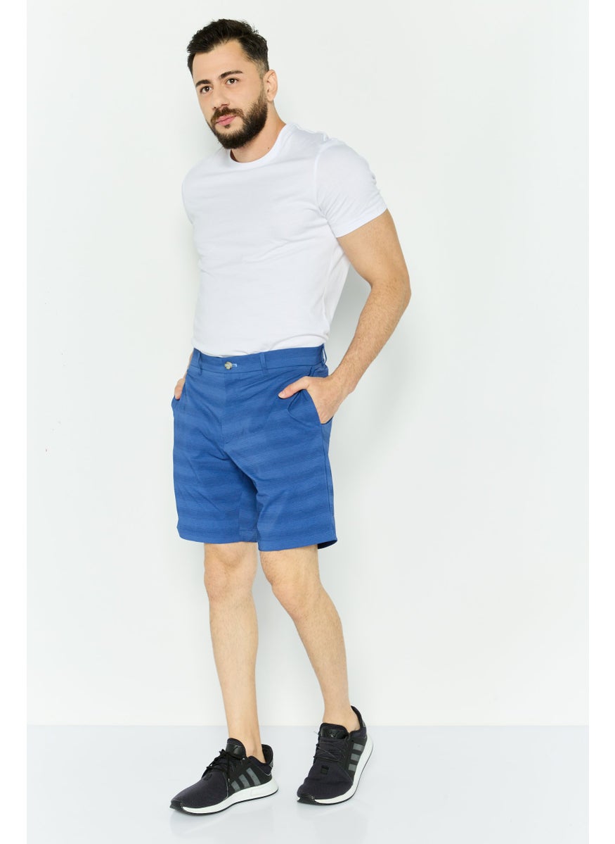 Tailorbyrd Men Sportswear Fit Golf Short, Blue  - Image 2