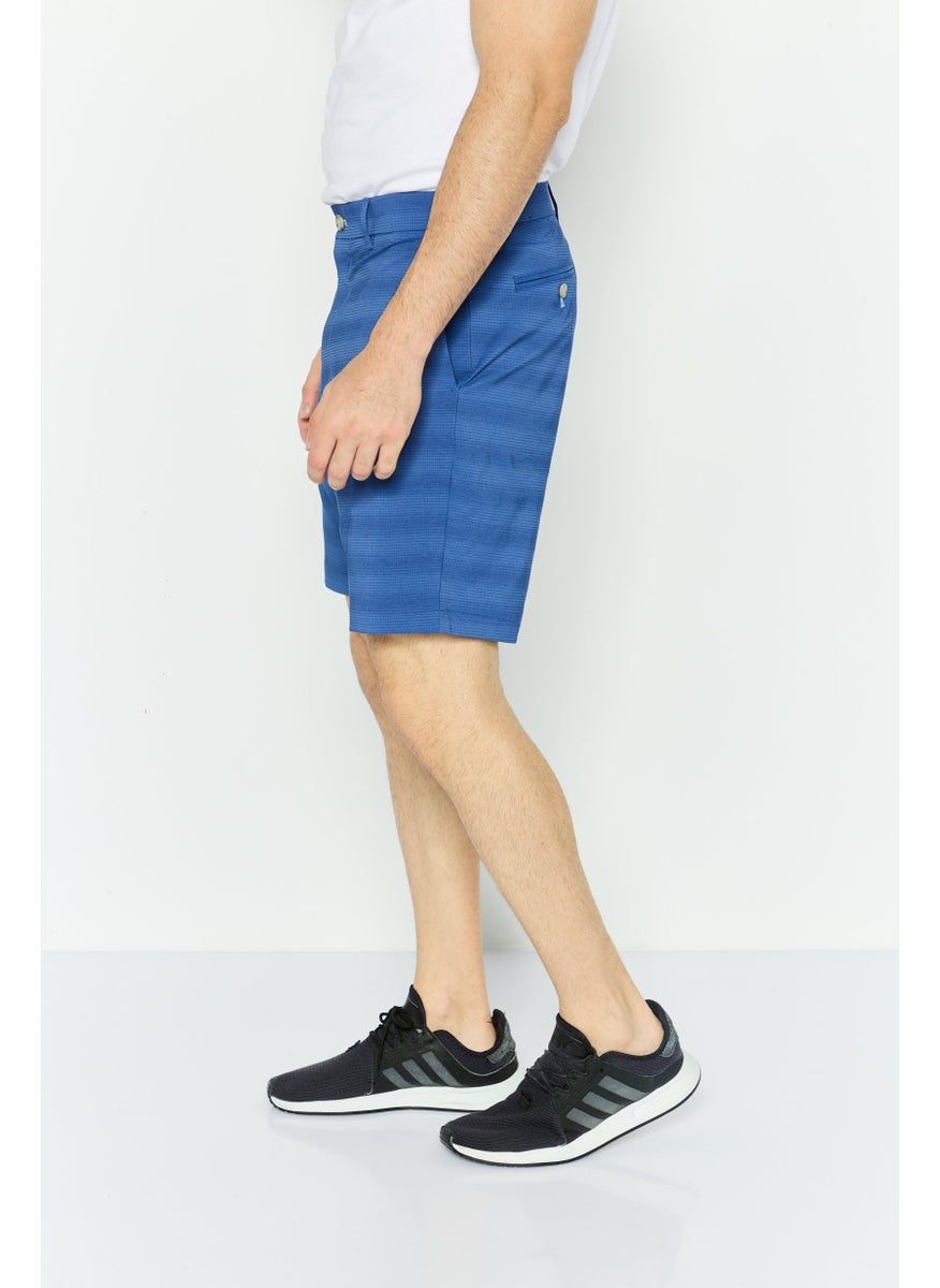 Tailorbyrd Men Sportswear Fit Golf Short, Blue  - Image 4