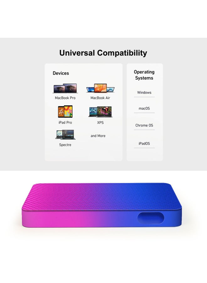 2.5 Inch USB3.0 Mobile Hard Disk Primary Source 320g500G External Mobile Hard Disk Order 1-Capacity:320GB-Interface:(yd0034 Gradient) Usb3.0 Leather Bag Packaging  - Image 2