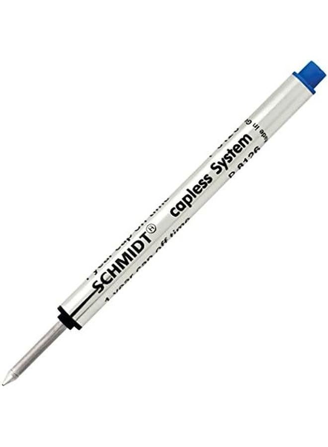 Schmidt P8126 Short Capless Rollerball Refill Fine Point 0.6Mm Blue 2 Pack Blister Sc58120  - Image 3