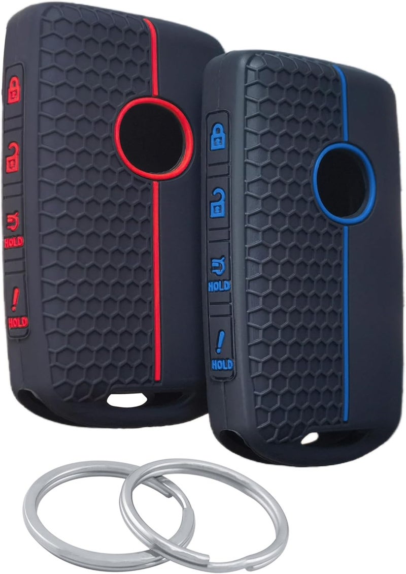 RUNZUIE Silicone Key Fob Covers for Mazda - Image 1