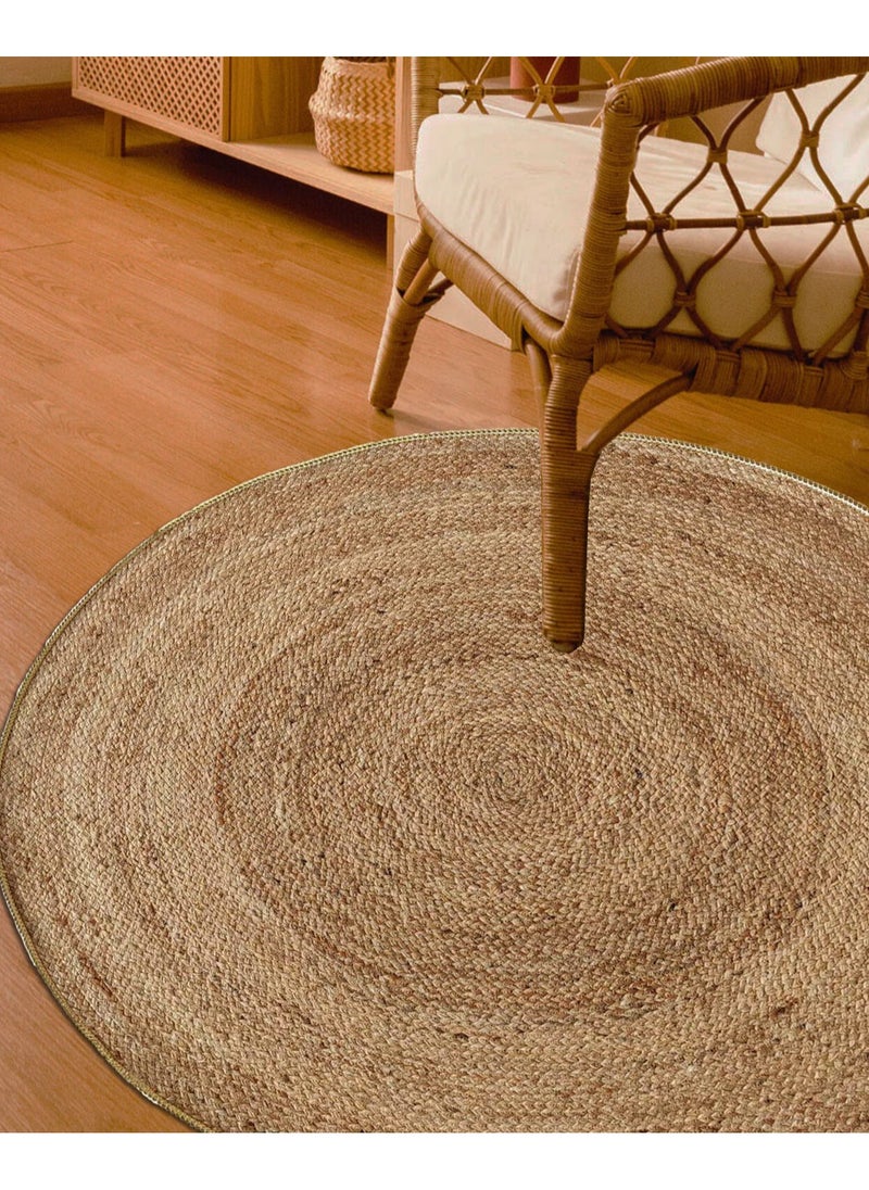 Ramsha - Braided Jute Rug Br-013 Round Carpet Area rug - Image 1