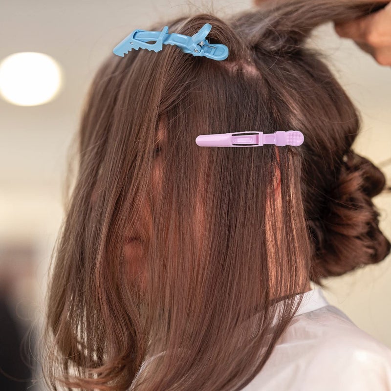 HH&LL Hair Clips for Women 10 Pack Wide Teeth & Double-Hinged Design Alligator Styling Sectioning Clips of Professional Hair Salon Quality - Image 5