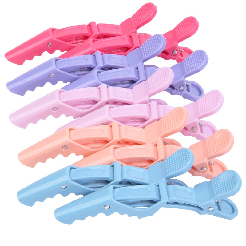 HH&LL Hair Clips for Women 10 Pack Wide Teeth & Double-Hinged Design Alligator Styling Sectioning Clips of Professional Hair Salon Quality - Image 1