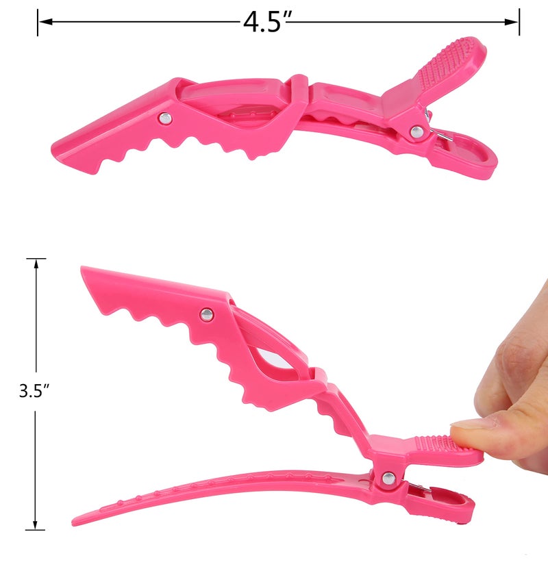 HH&LL Hair Clips for Women 10 Pack Wide Teeth & Double-Hinged Design Alligator Styling Sectioning Clips of Professional Hair Salon Quality - Image 4